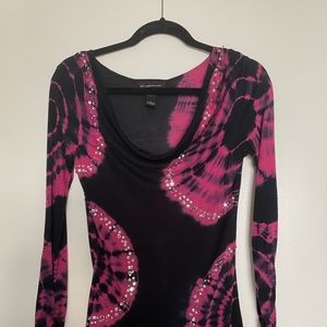 INC International concepts dressy, sequined top. XS